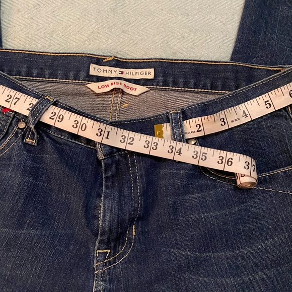 Tommy Hilfiger low rise boot cut blue jeans - Picture 4 of 5